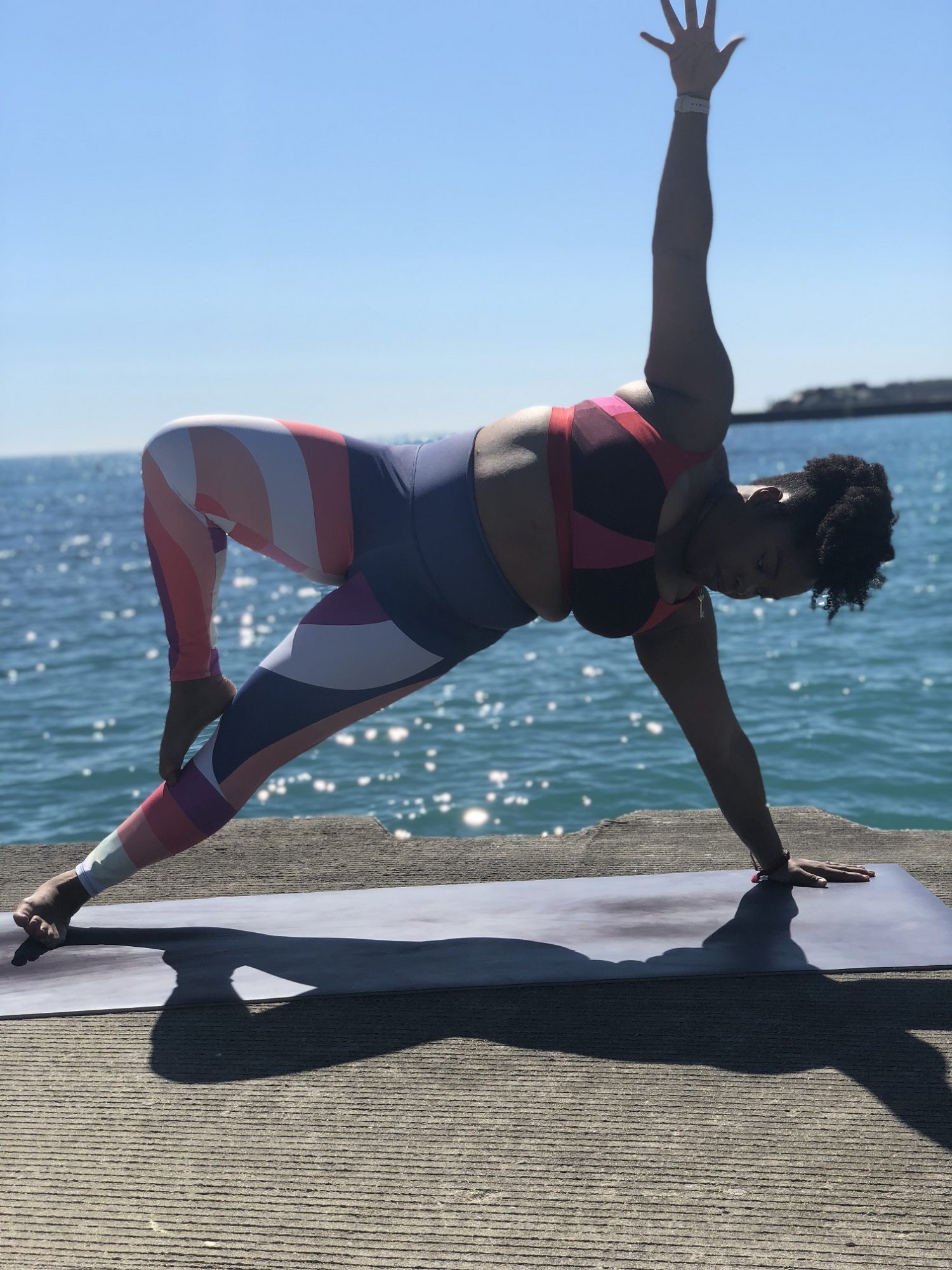 Curvy Girl Doing Yoga by Stocksy Contributor Guillermo De La