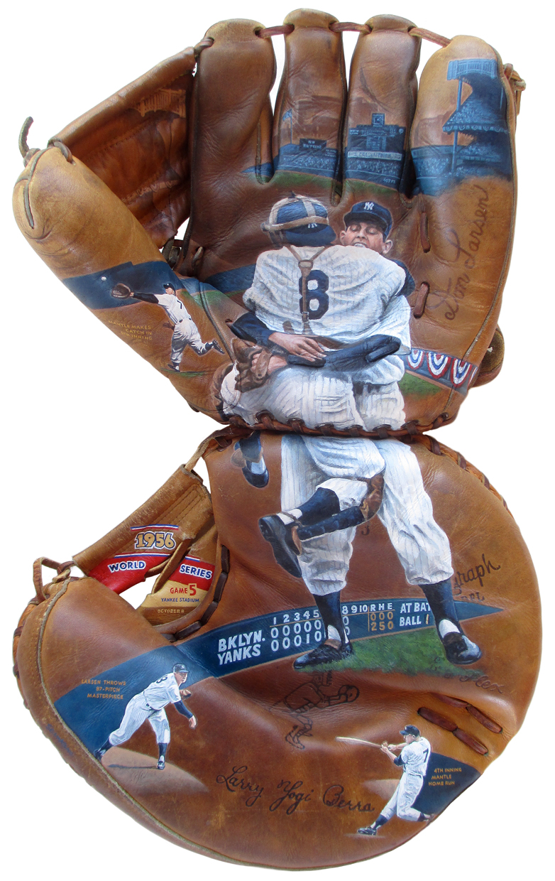 Sean Kane Baseball Art - Painted Gloves