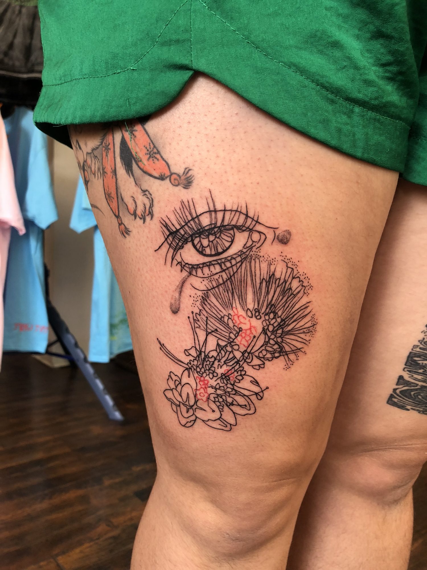 from KIDS to circles and (almost)everything in between. Huge thank you to  /u/larryfisherm for taking my idea and coming up with this design. tattoo  artist - iamkeith @sinner&saints in Pittsburgh. one of